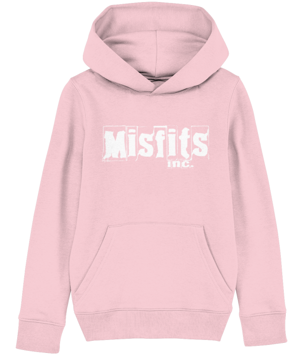 Children's Organic Cotton Hoodie - Misfits inc white logo - Image 3