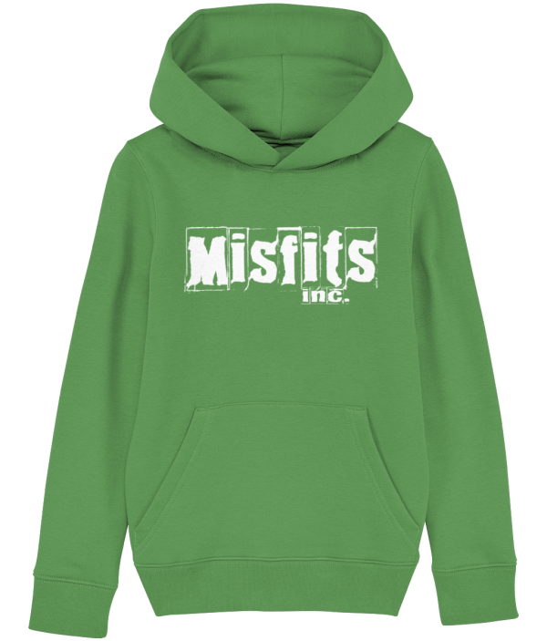 Children's Organic Cotton Hoodie - Misfits inc white logo - Image 4