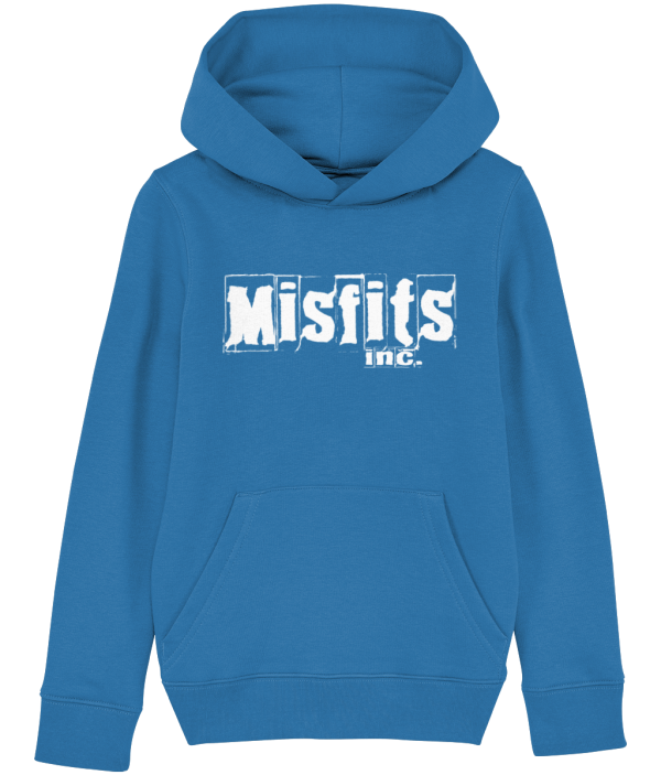 Children's Organic Cotton Hoodie - Misfits inc white logo - Image 5