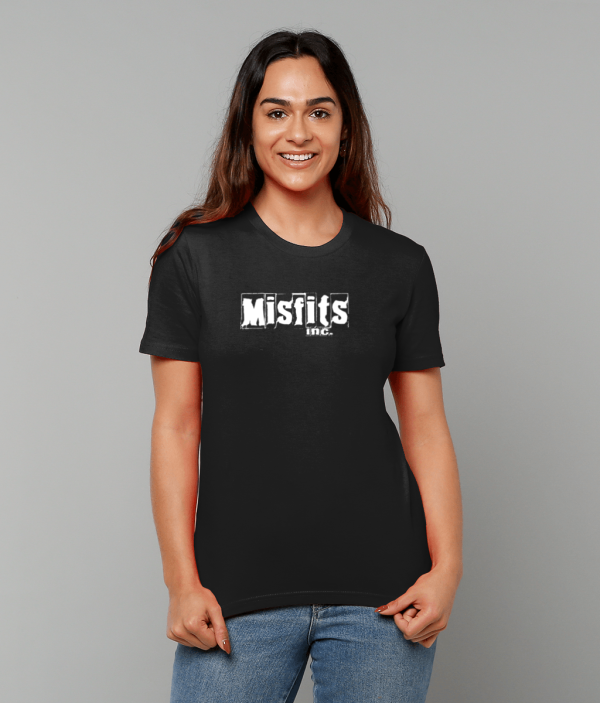 Black T-shirt, Organic Cotton T-shirts, Quality Tees, Misfits inc Tshirt, White Logo Tshirts - Its A T-Shirt That Will Change Your Life By One More Tshirt