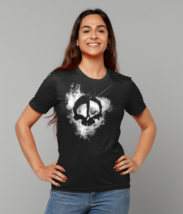 Misfits Inc Skull Splatter T-Shirt Organic Cotton Design