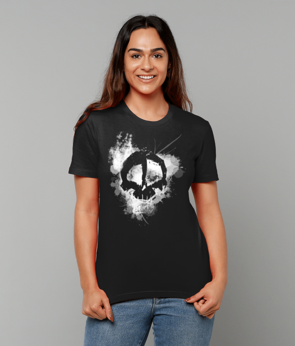 Misfits Inc Skull Splatter T-Shirt Organic Cotton Design