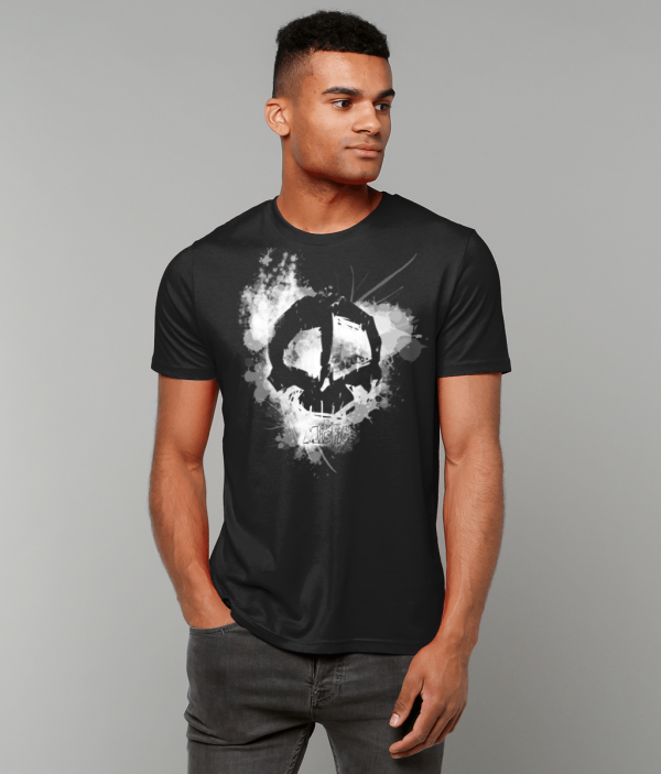 Misfits Inc Skull Splatter T-Shirt Organic Cotton Design