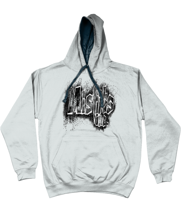 Misfits Inc Hoodie, Hooded Top, Hooded Sweater, Grey Hoodie, Hoodies, Stencil Design,