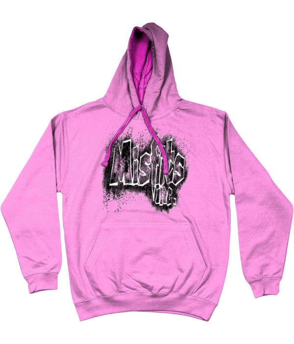 Misfits Inc Hoodie, Hooded Top, Hooded Sweater, Pink Hoodie, Hoodies, Stencil Design,