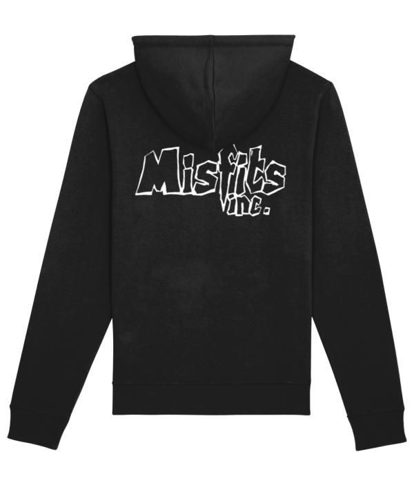 Black Hoodies Misfits White Skull Hoodie Graphic Mens Womens Grunge Aesthetic Clothing UK Hooded Punk Wicked Attitude